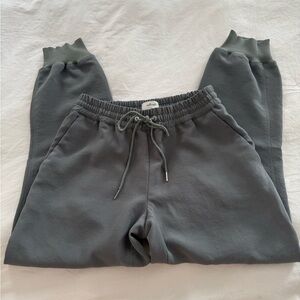 Wilfred Elastic Waist Green Jogger Buffon Pant